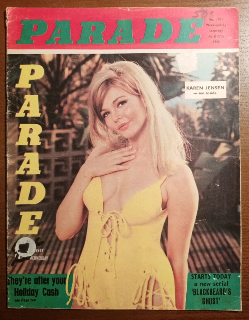 PARADE UK magazine side cover 27 April 1968