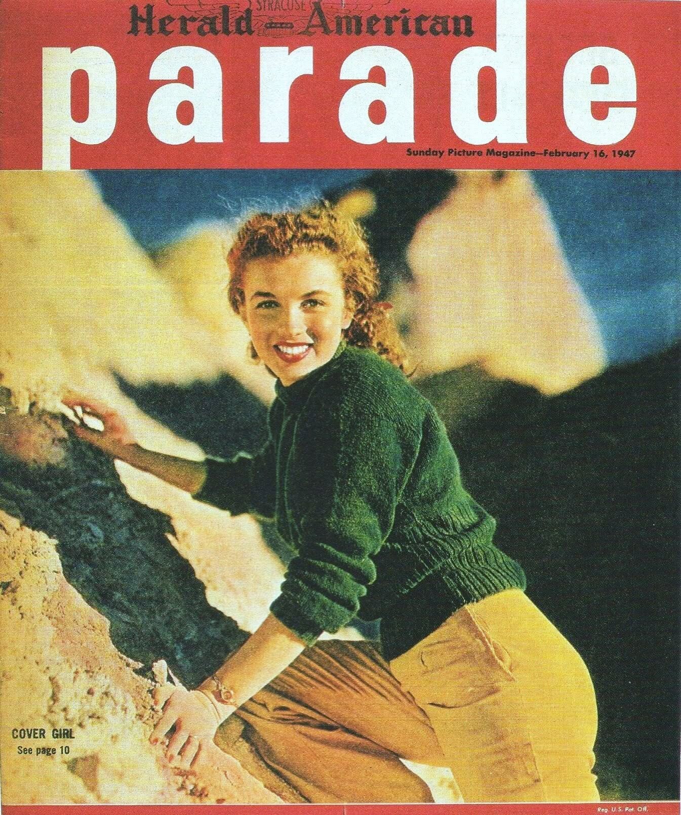 PARADE (USA) magazine side cover 16 February 1947