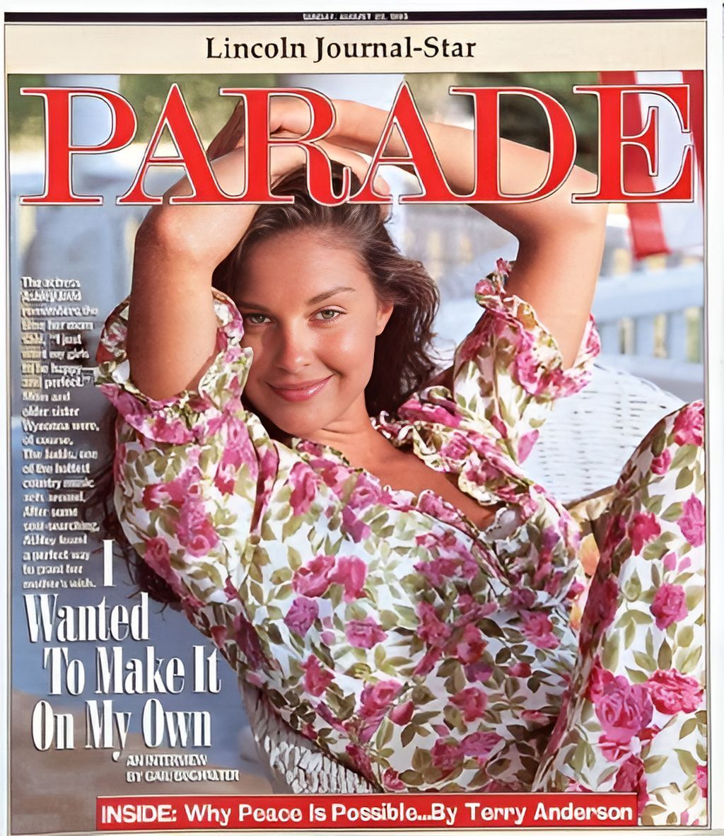 PARADE (USA) magazine side cover 22 August 1993