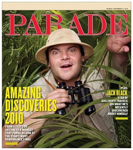 PARADE (USA) magazine side cover 5 December 2010