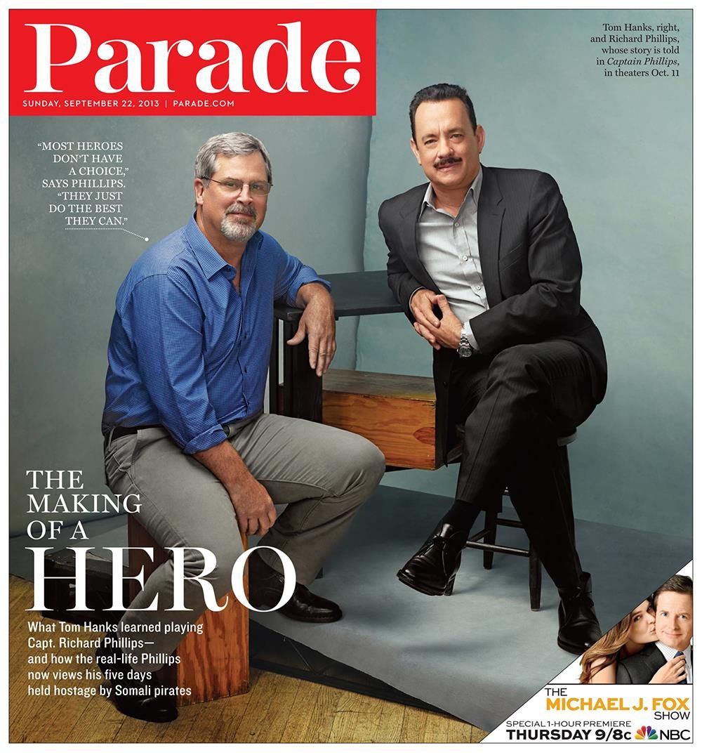PARADE (USA) magazine side cover 22 September 2013