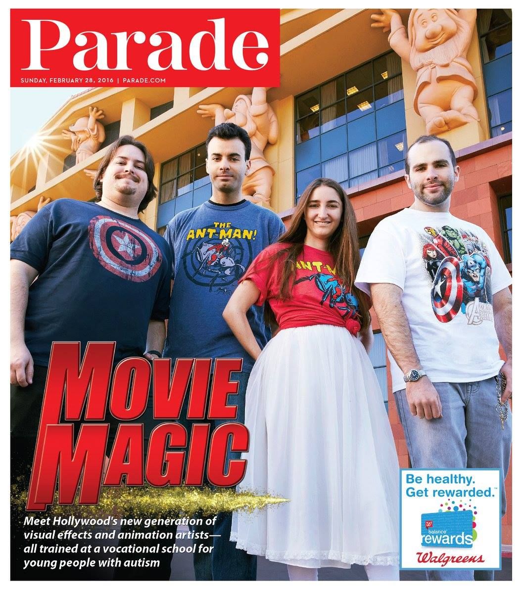 PARADE (USA) magazine side cover 28 February 2016