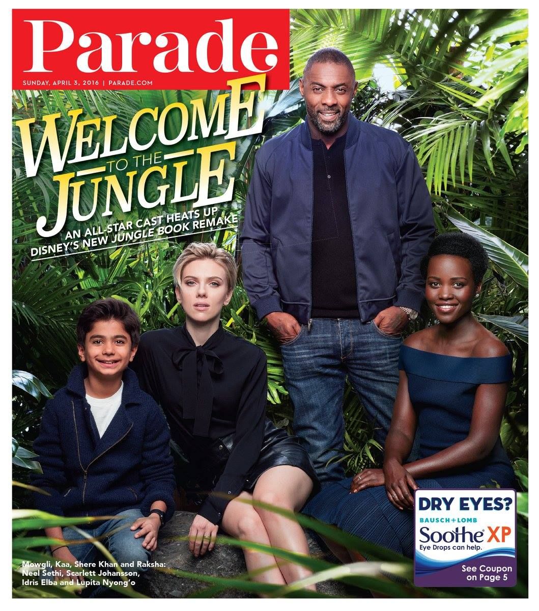 PARADE (USA) magazine side cover 3 April 2016