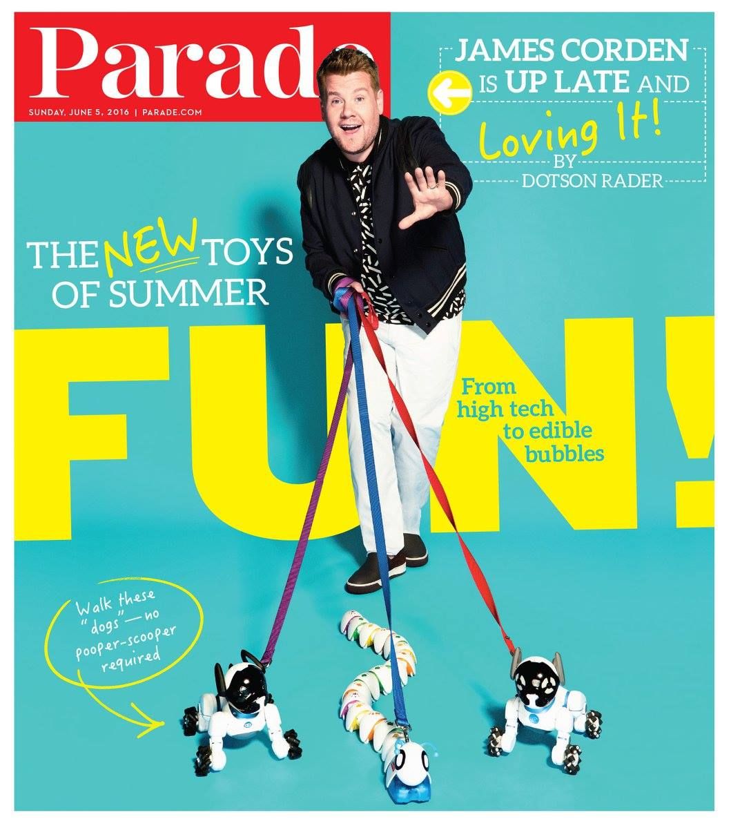 PARADE (USA) magazine side cover 5 June 2016