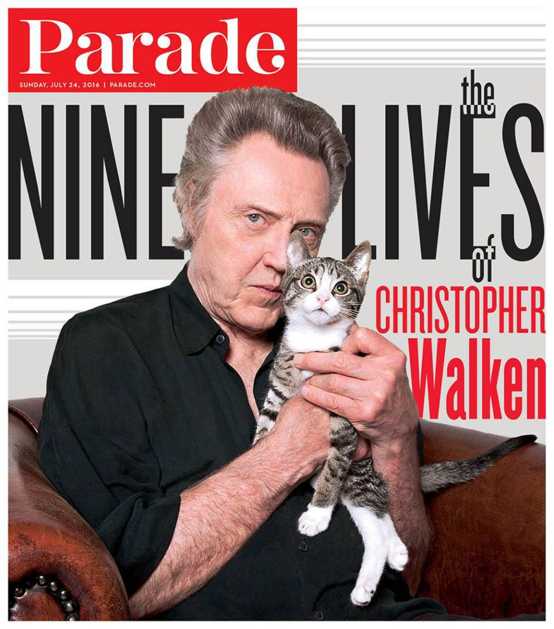PARADE (USA) magazine side cover 24 July 2016