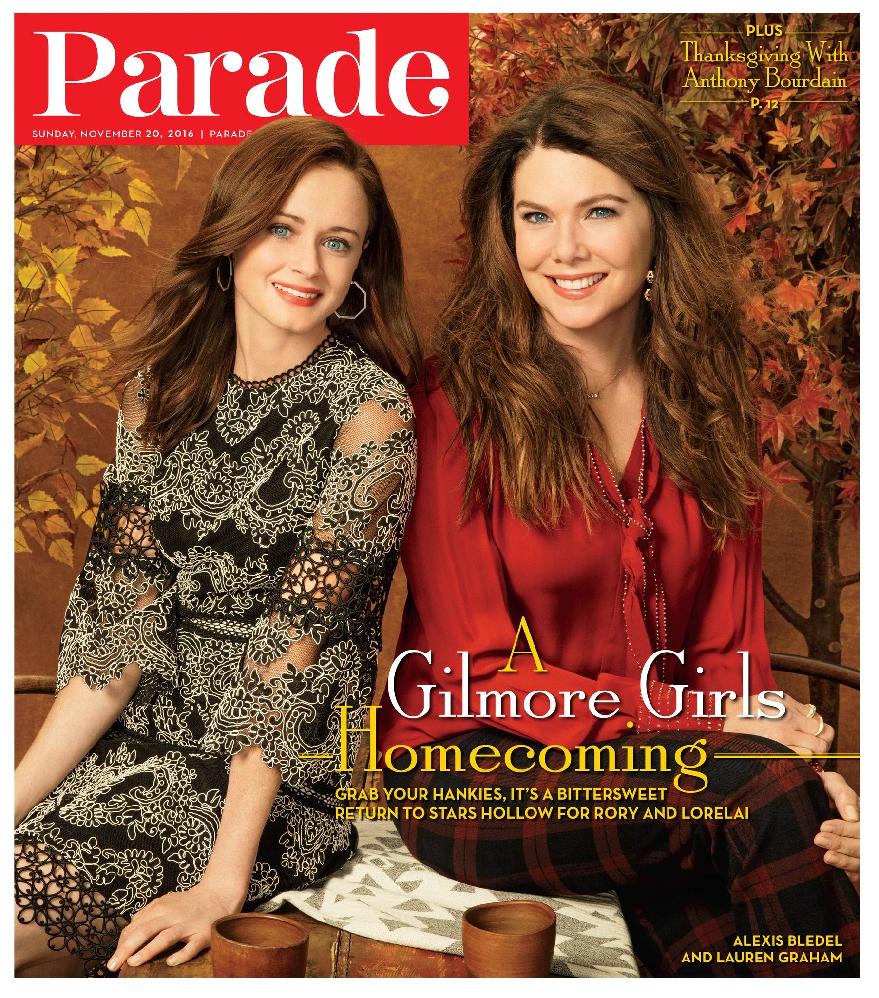 PARADE (USA) magazine side cover 20 November 2016