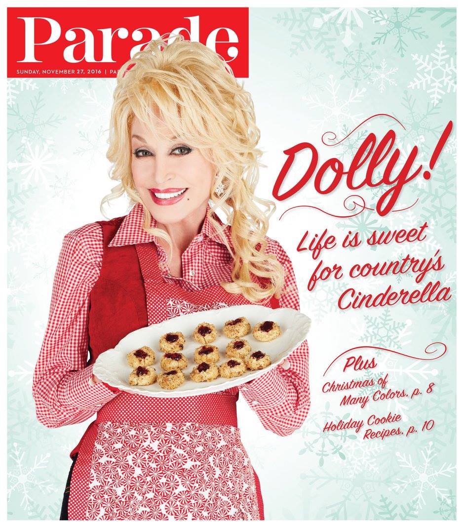 PARADE (USA) magazine side cover 27 November 2016