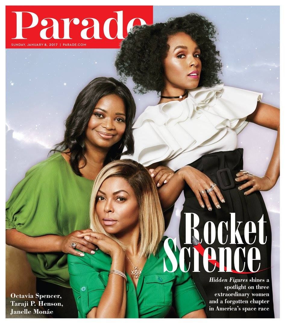PARADE (USA) magazine side cover 8 January 2017