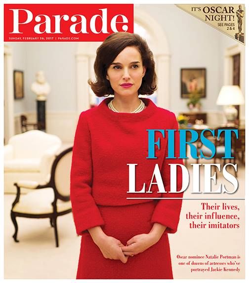 PARADE (USA) magazine side cover 26 February 2017