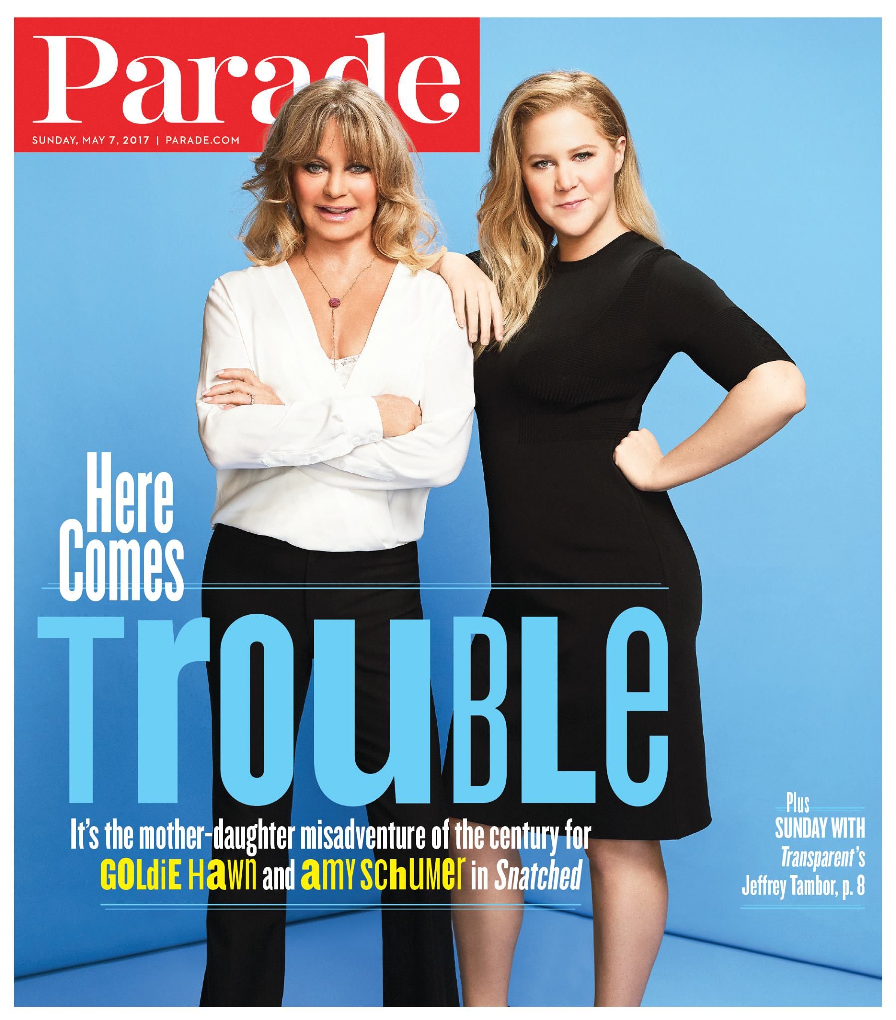 PARADE (USA) magazine side cover 7 May 2017