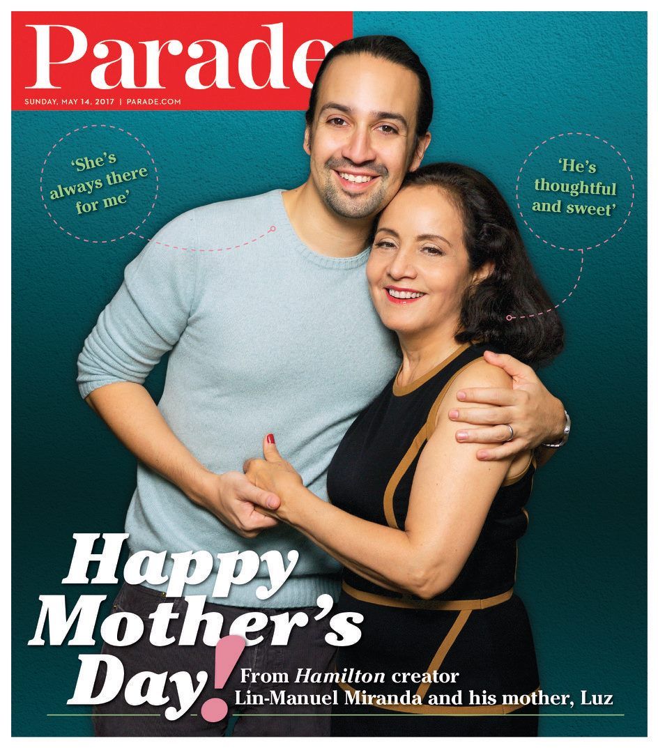 PARADE (USA) magazine side cover 14 May 2017