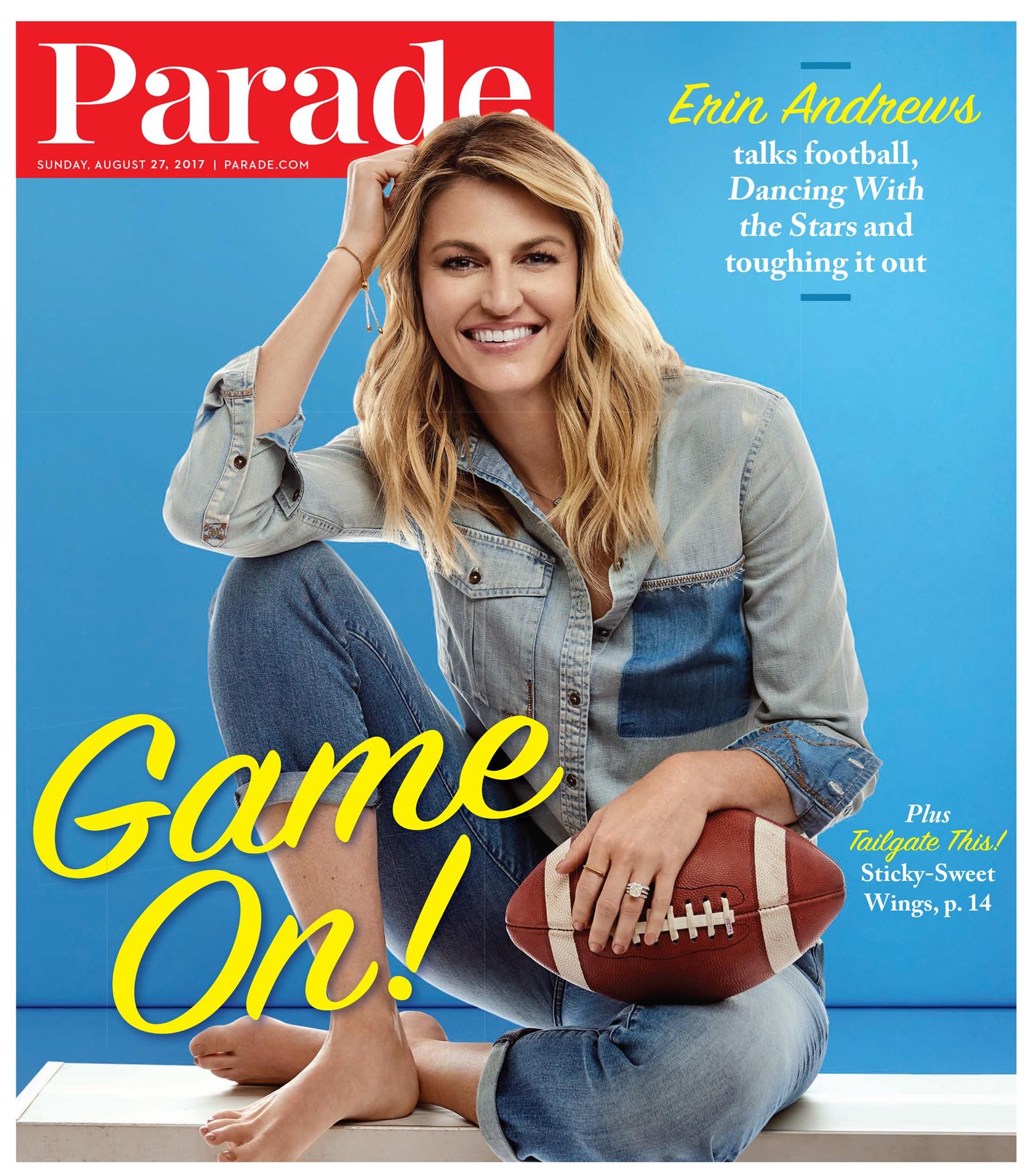 PARADE (USA) magazine side cover 27 August 2017