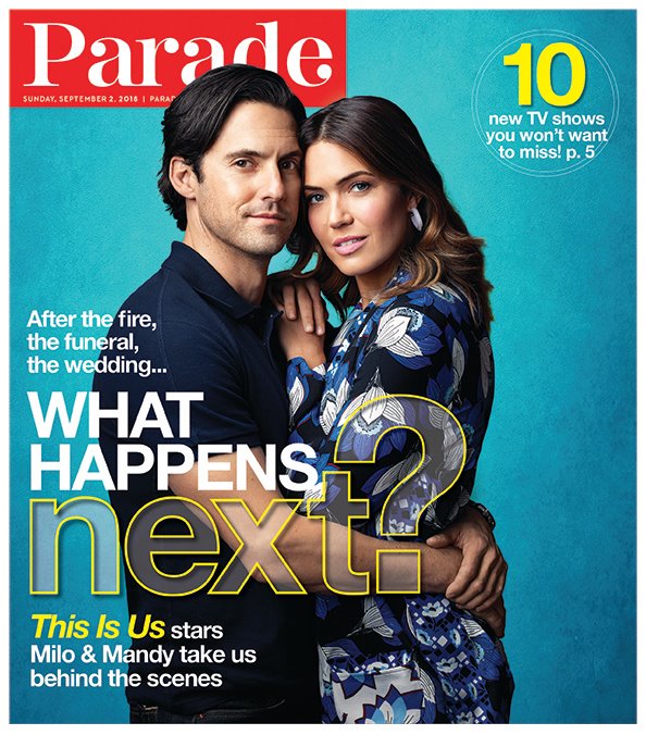 PARADE (USA) magazine side cover 2 September 2018