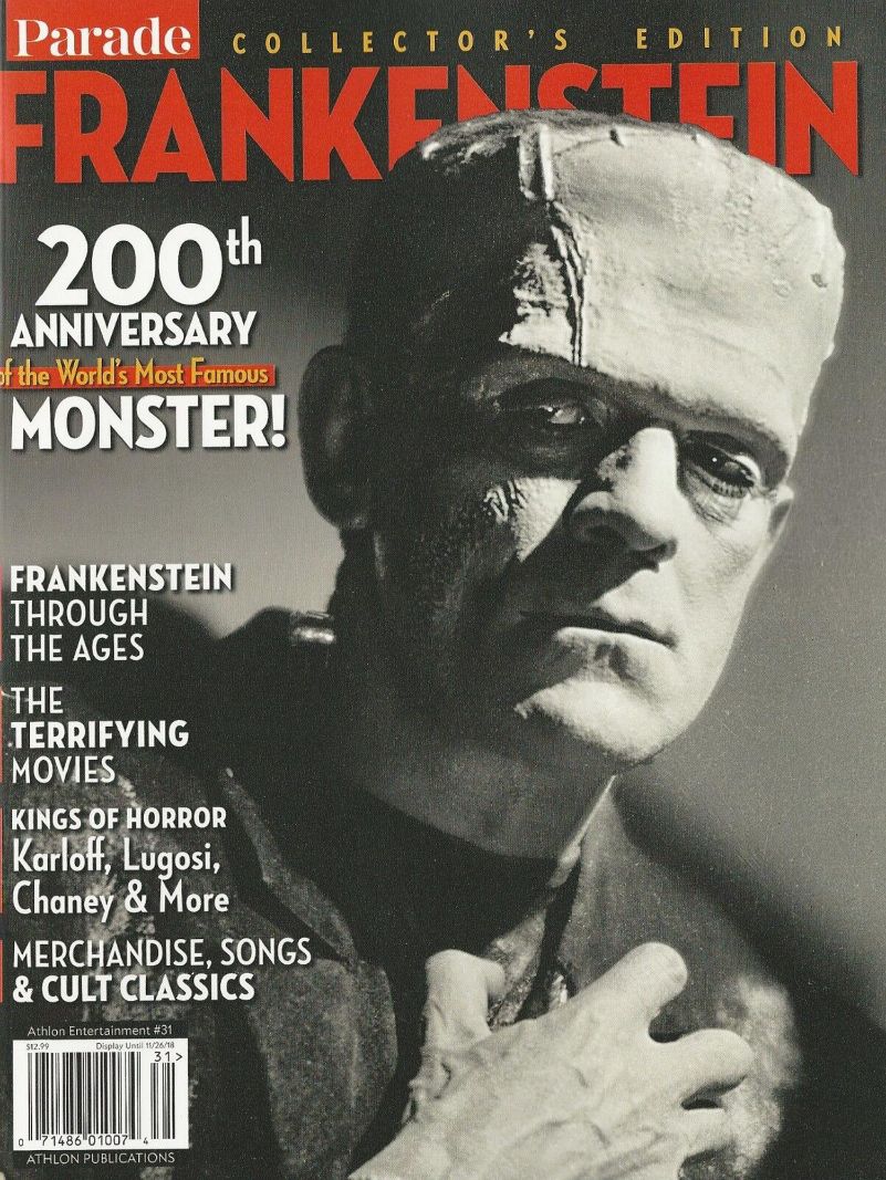 PARADE (USA) magazine side cover 26 November 2018