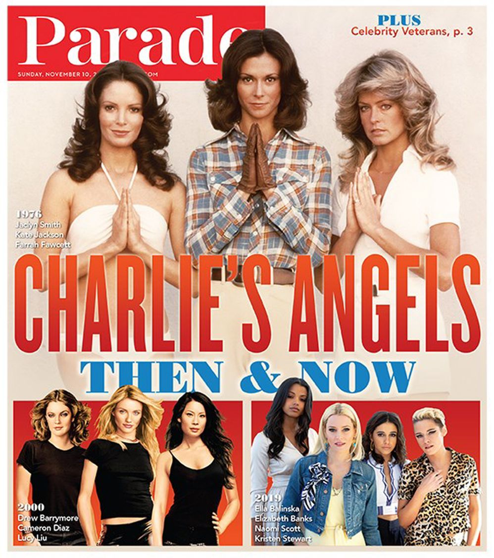 PARADE (USA) magazine side cover 10 November 2019
