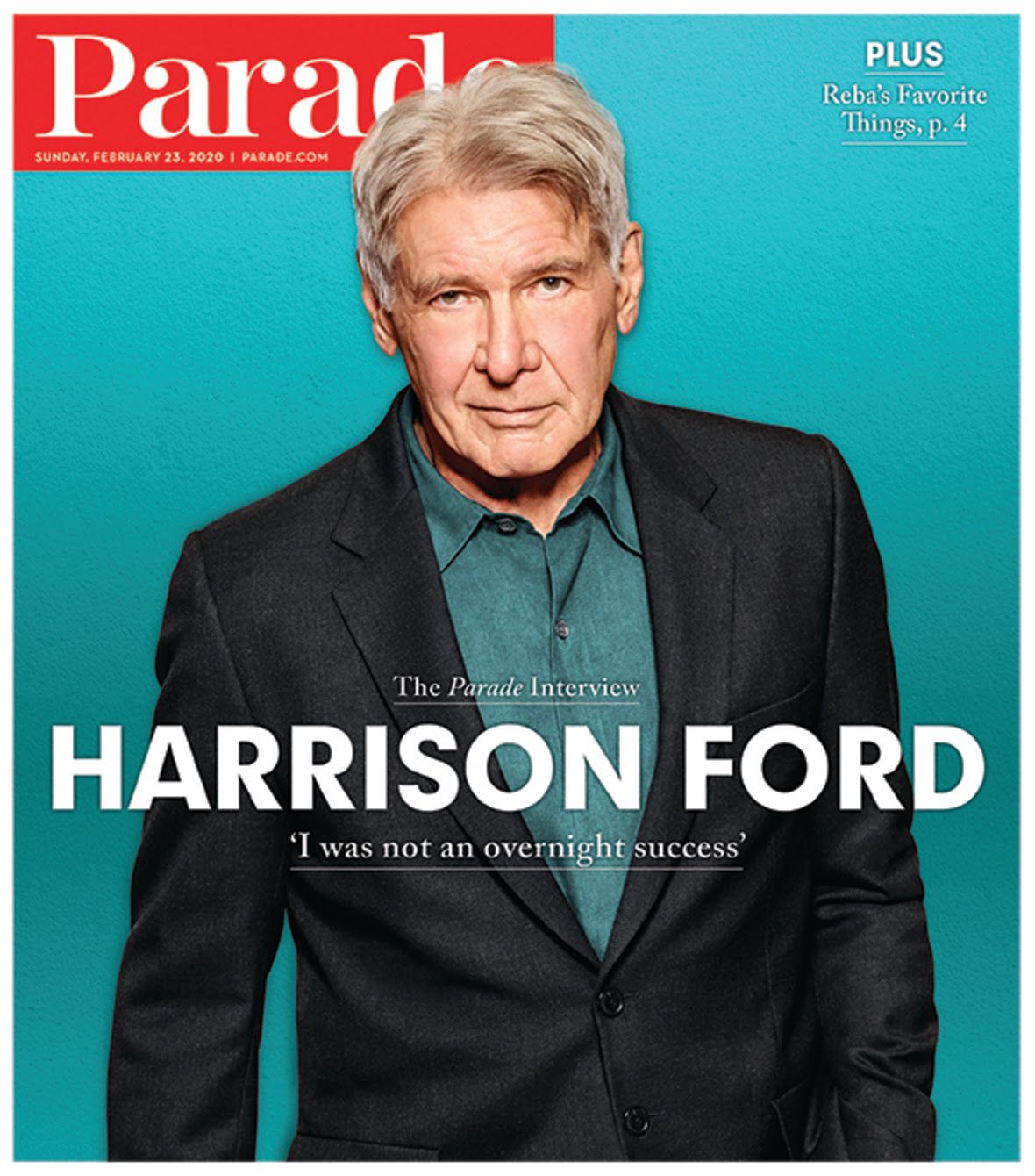 PARADE (USA) magazine side cover 23 February 2020