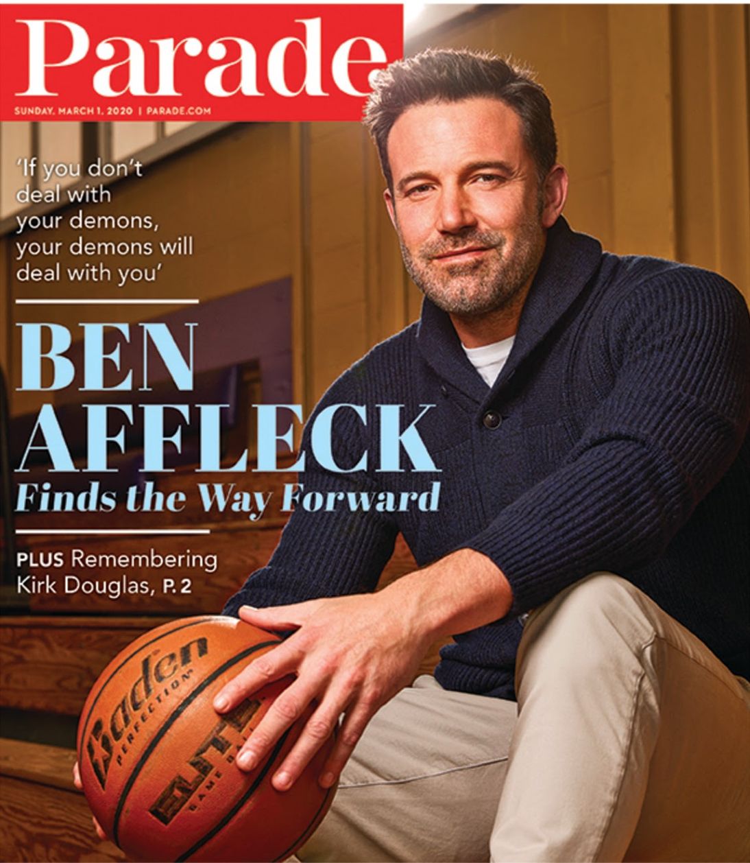 PARADE (USA) magazine side cover 1 March 2020