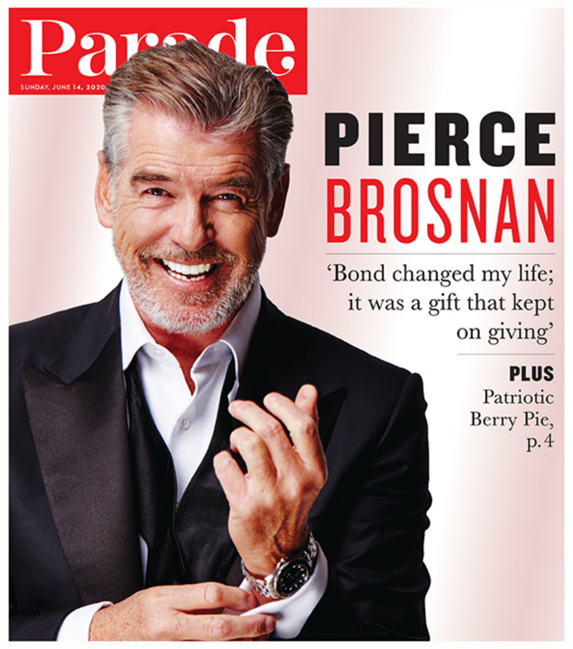 PARADE (USA) magazine side cover 14 June 2020