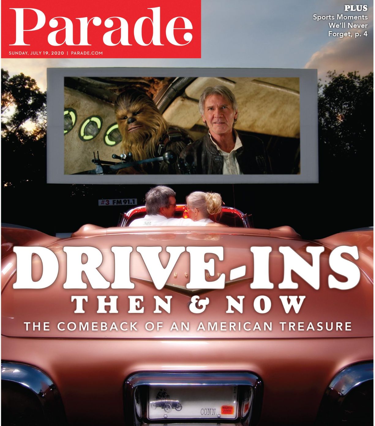 PARADE (USA) magazine side cover 19 June 2020