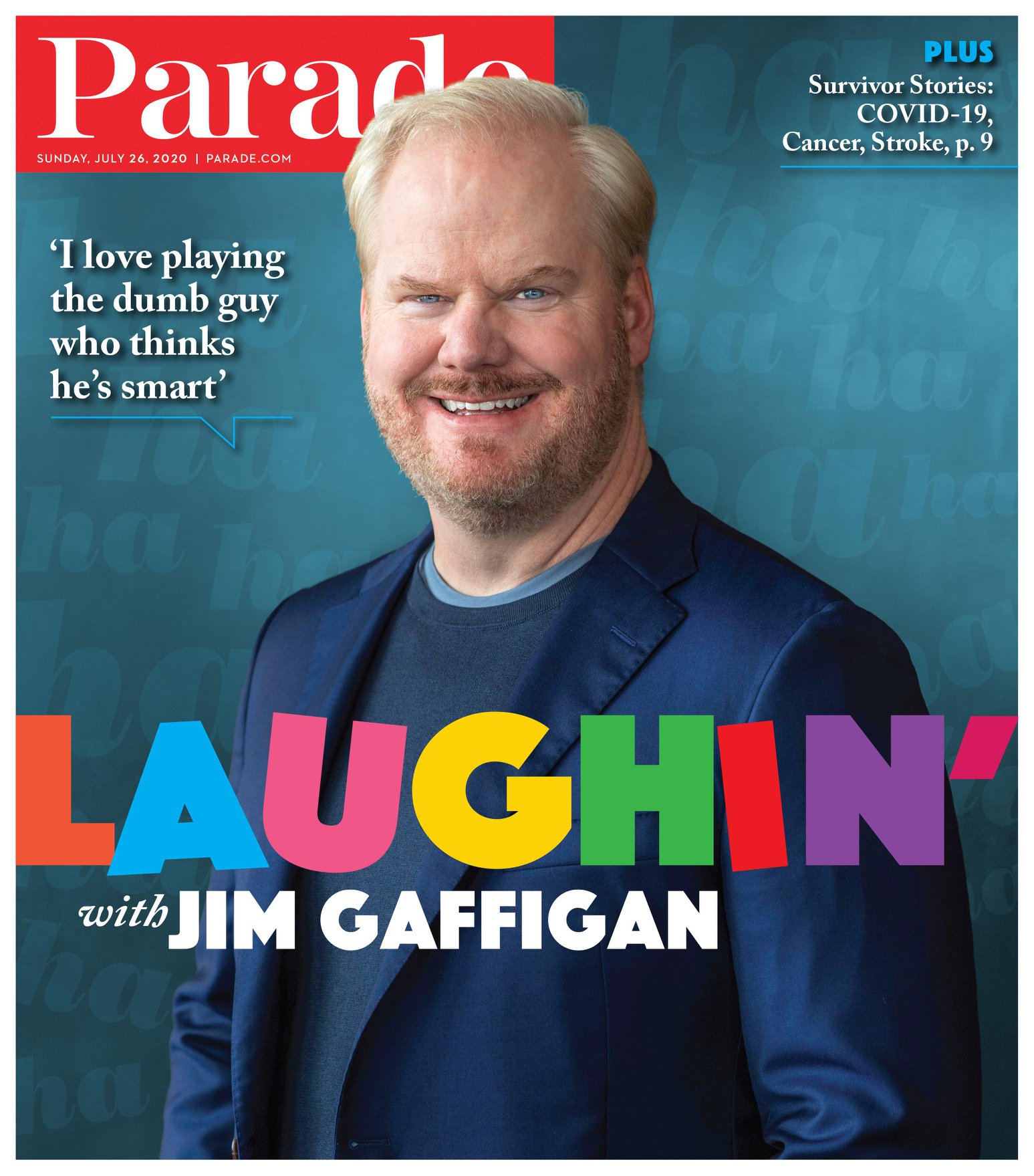 PARADE (USA) magazine side cover 24 July 2020
