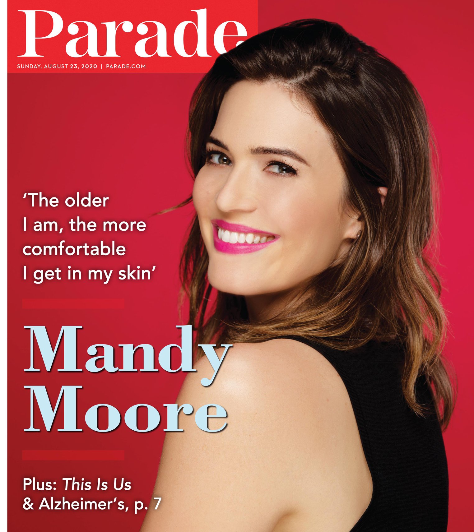 PARADE (USA) magazine side cover 23 August 2020