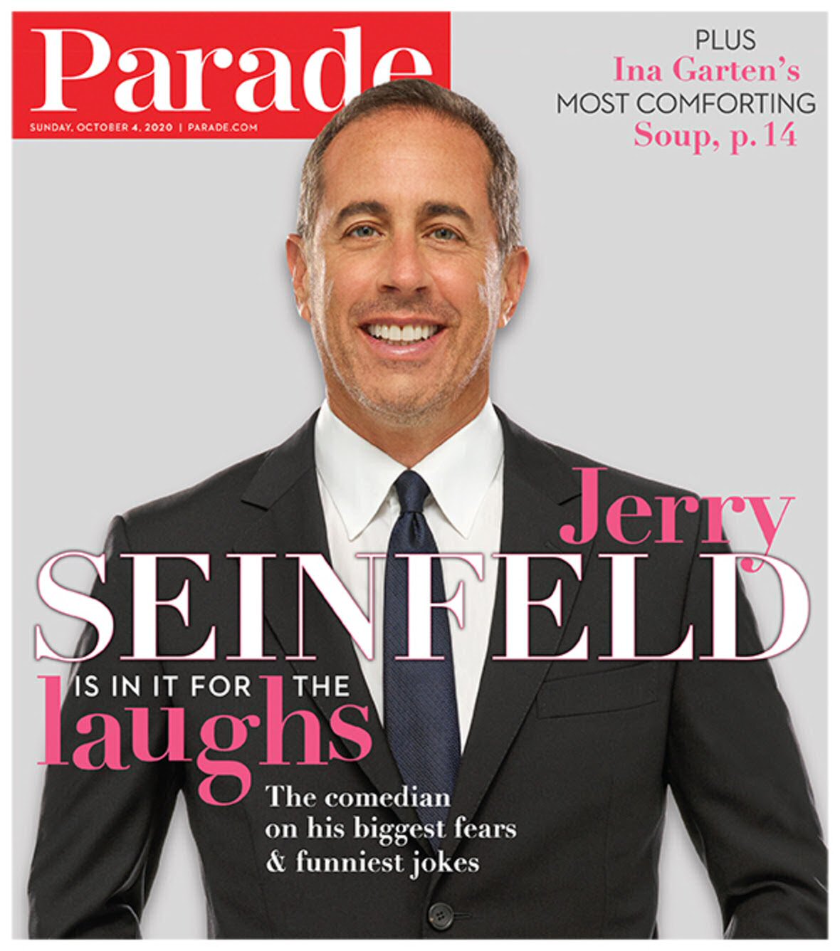 PARADE (USA) magazine side cover 4 October 2020