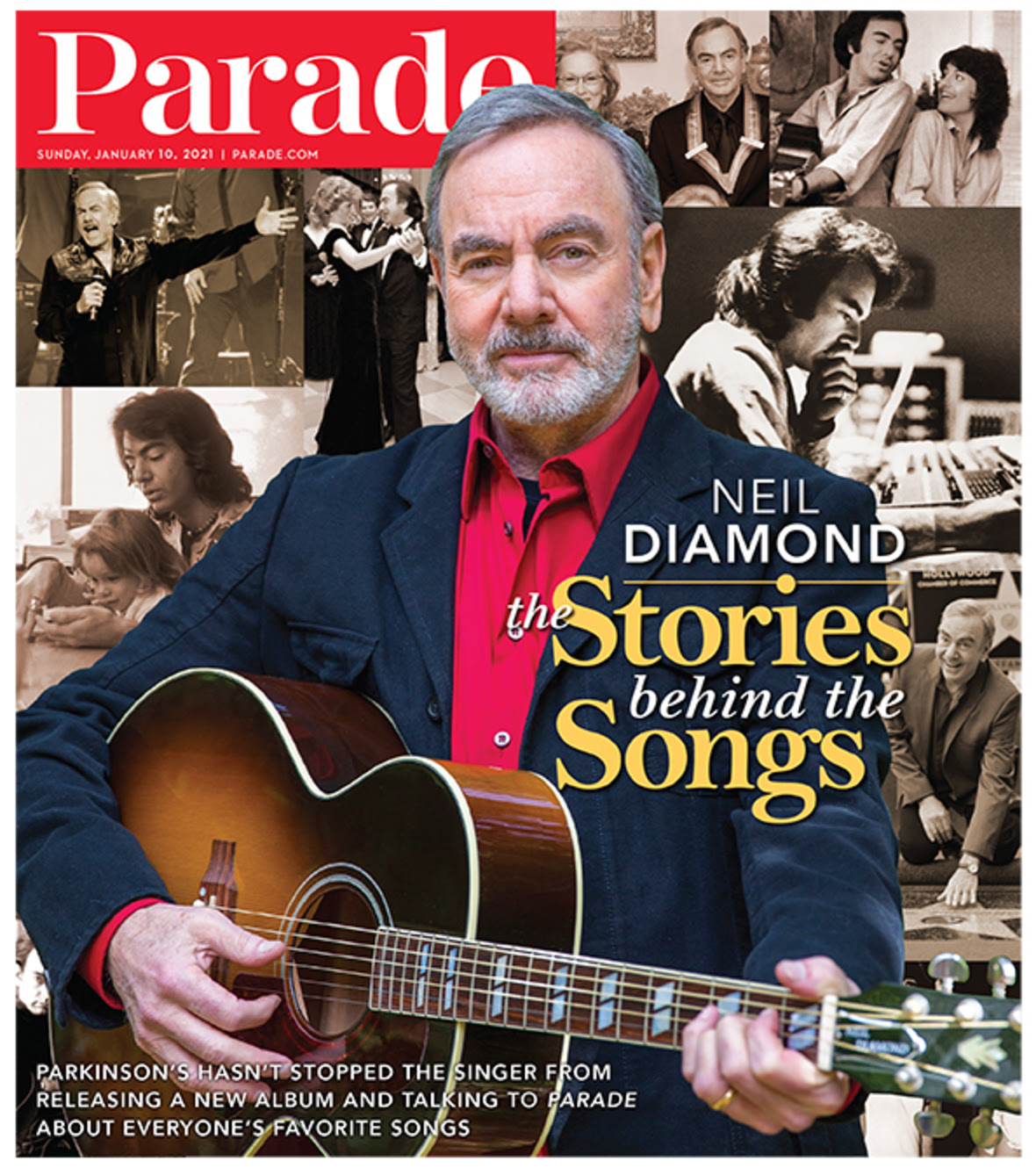 PARADE (USA) magazine side cover 10 January 2021