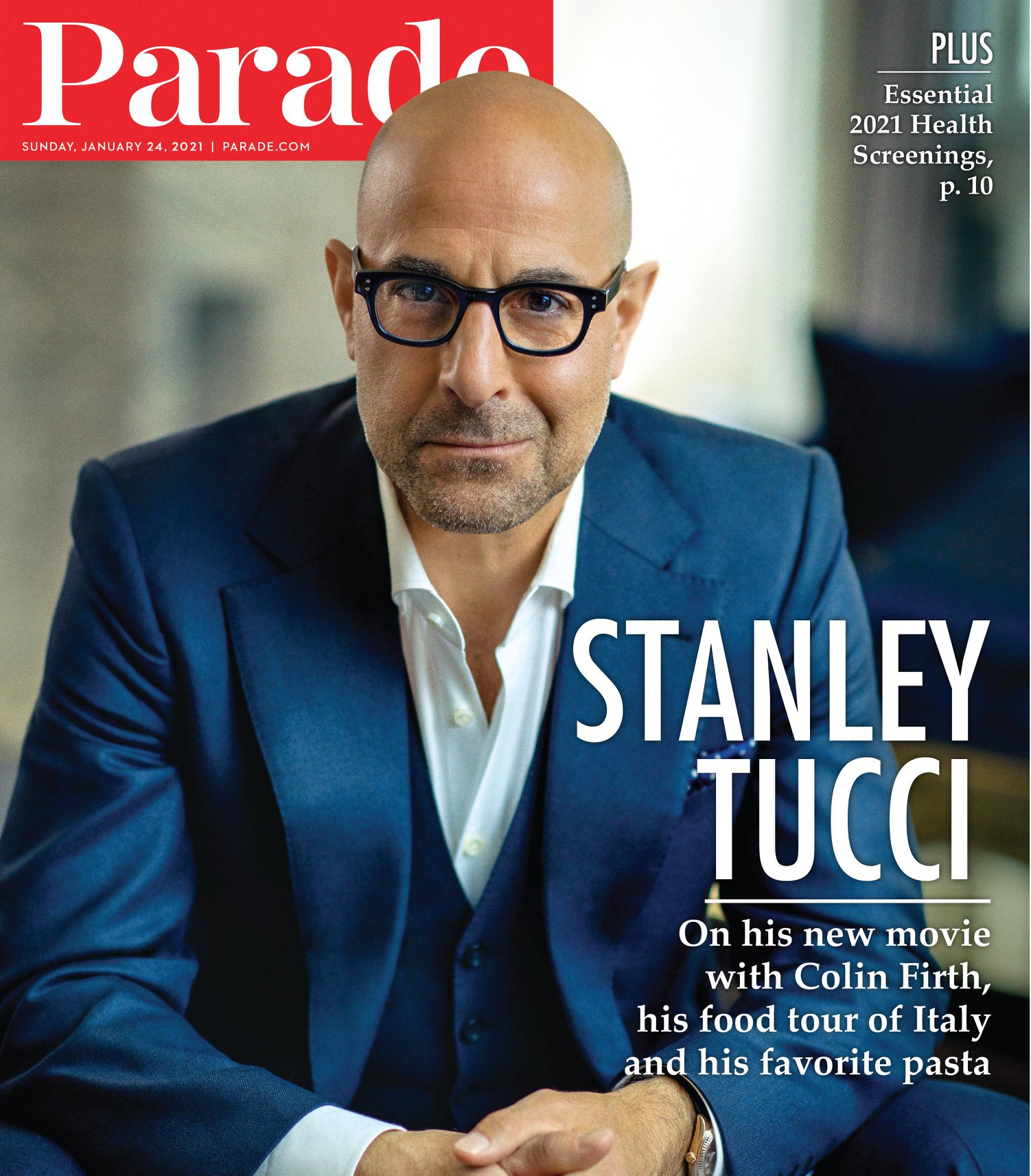 PARADE (USA) magazine side cover 24 January 2021