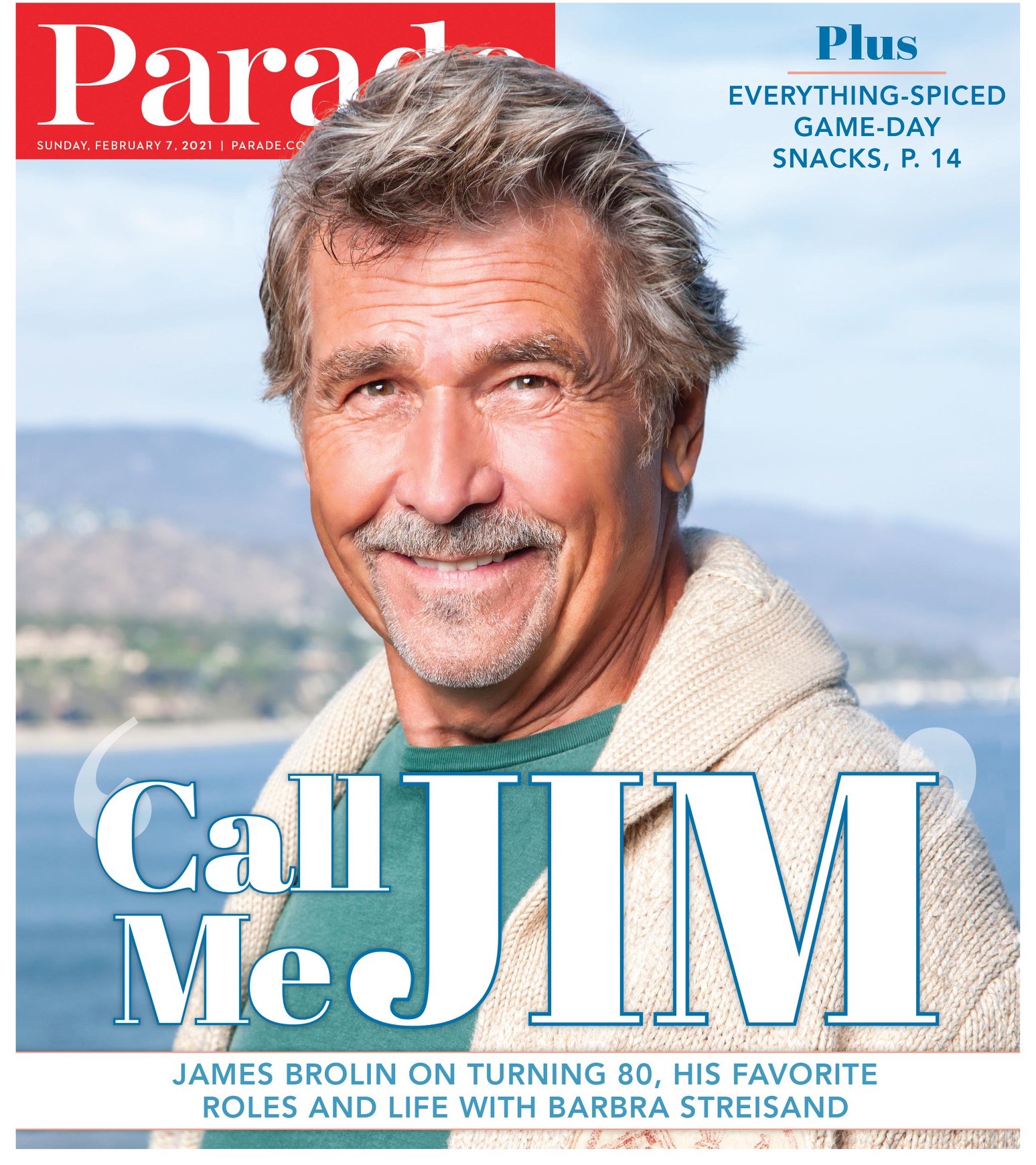 PARADE (USA) magazine side cover 7 February 2021