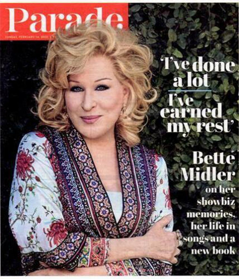 PARADE (USA) magazine side cover 14 February 2021