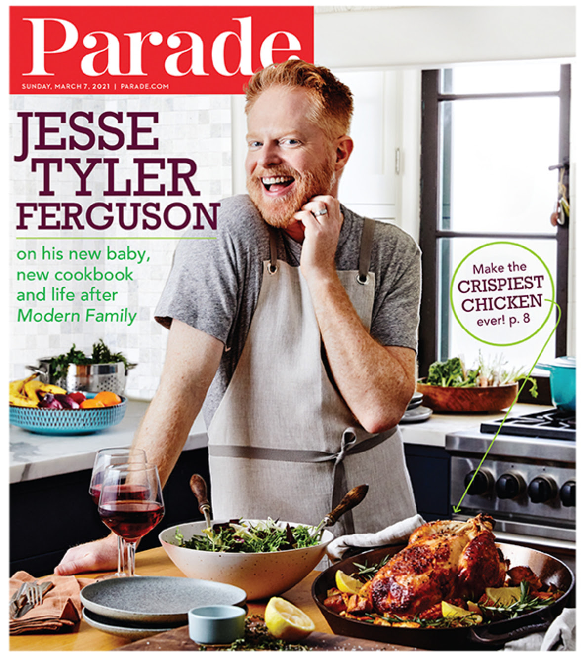 PARADE (USA) magazine side cover 7 March 2021