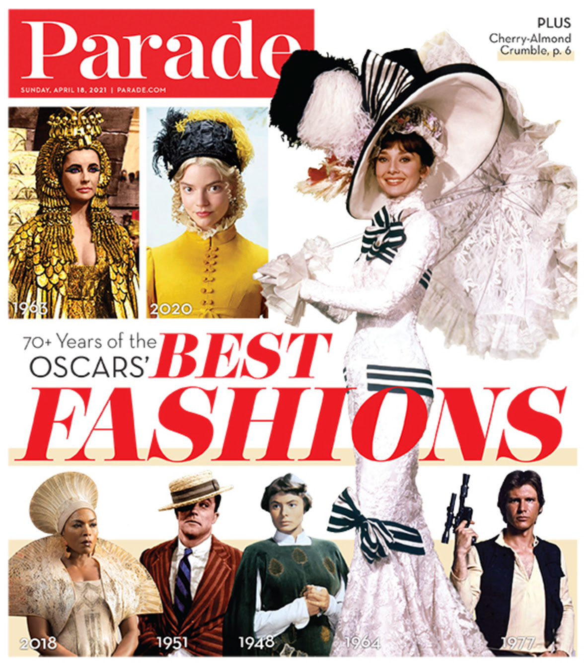 PARADE (USA) magazine side cover 18 April 2021