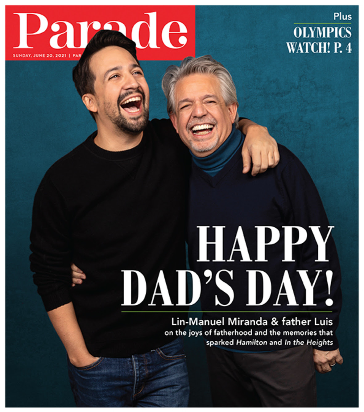 PARADE (USA) magazine side cover 20 June 2021