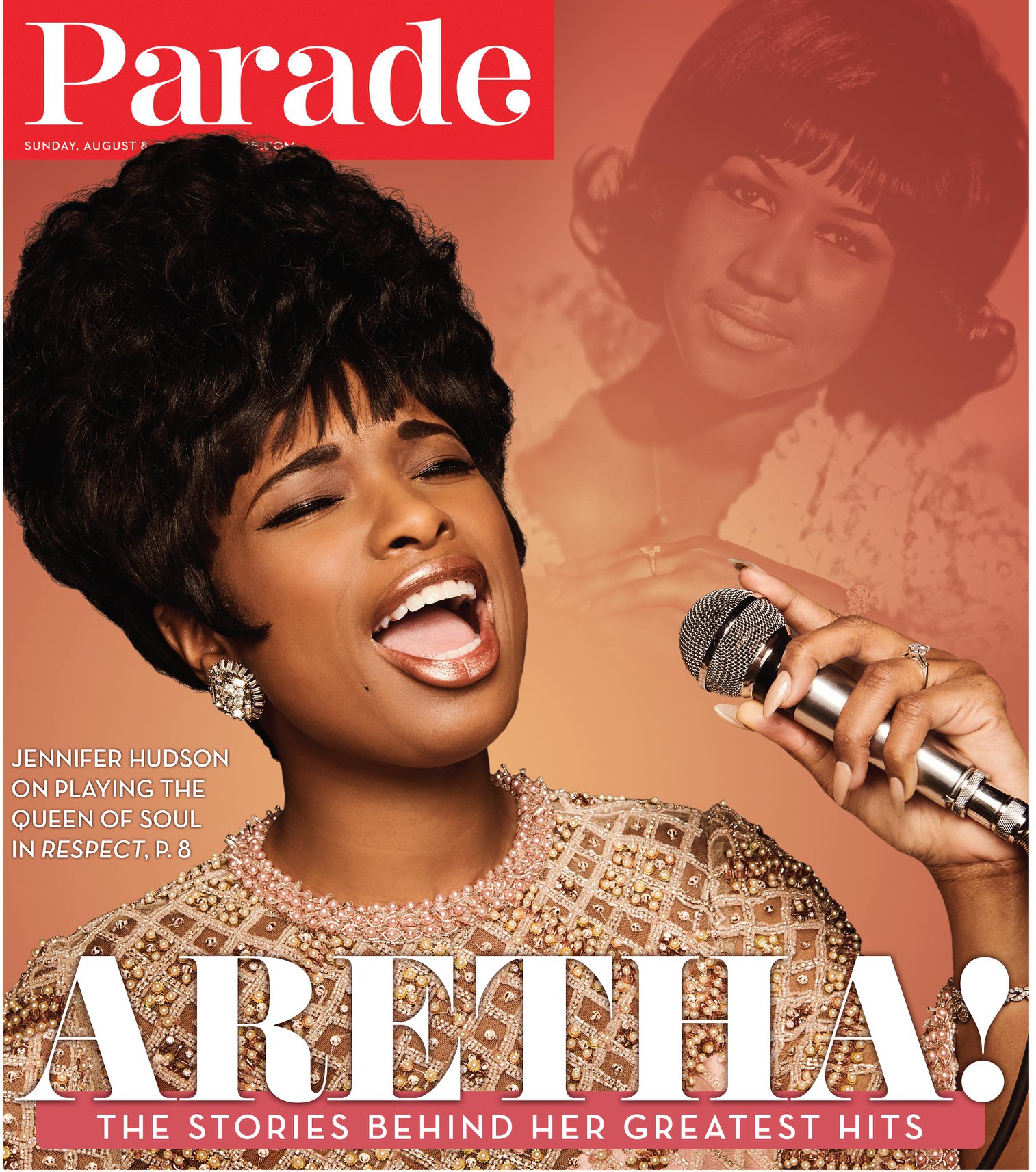 PARADE (USA) magazine side cover 8 August 2021