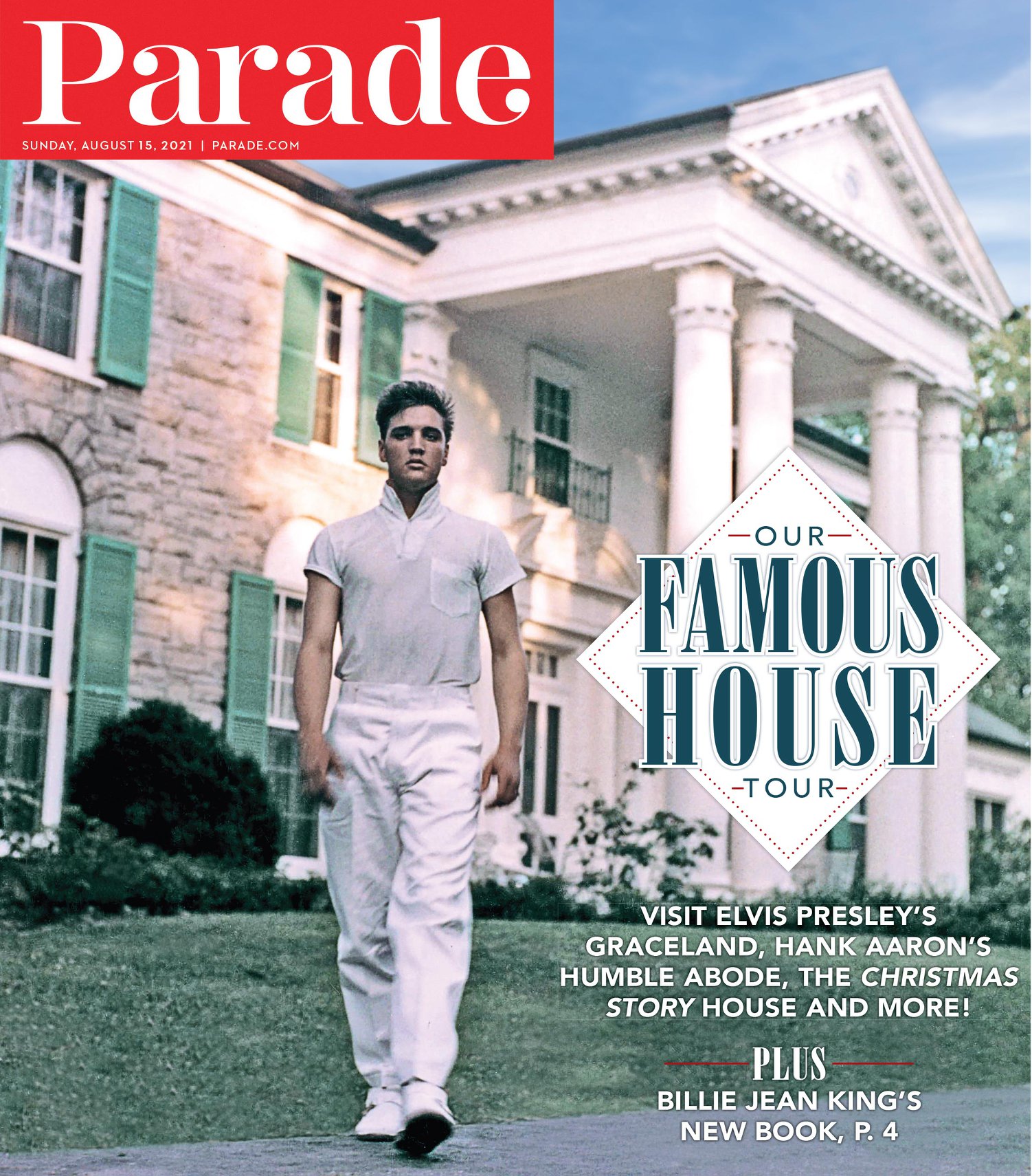 PARADE (USA) magazine side cover 15 August 2021