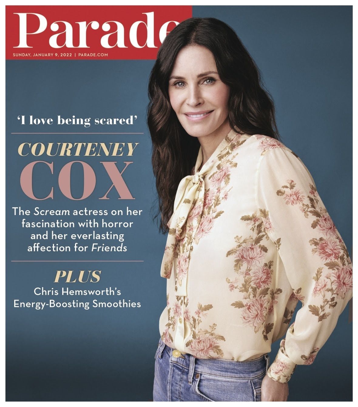 PARADE (USA) magazine side cover 9 January 2022