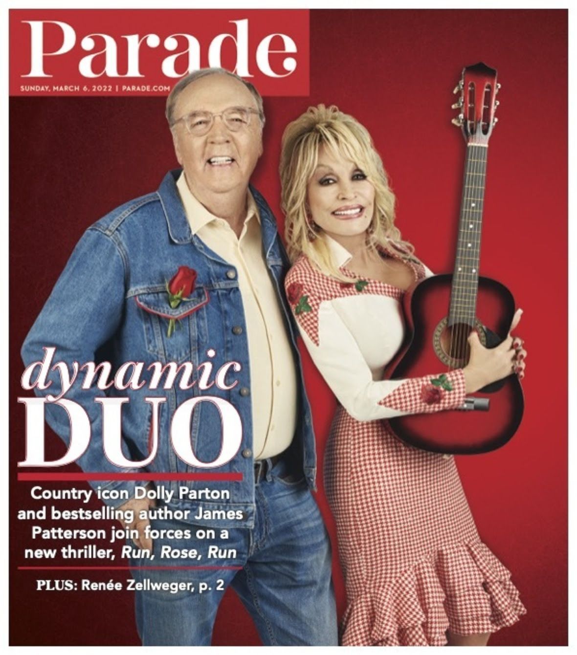 PARADE (USA) magazine side cover 6 March 2022