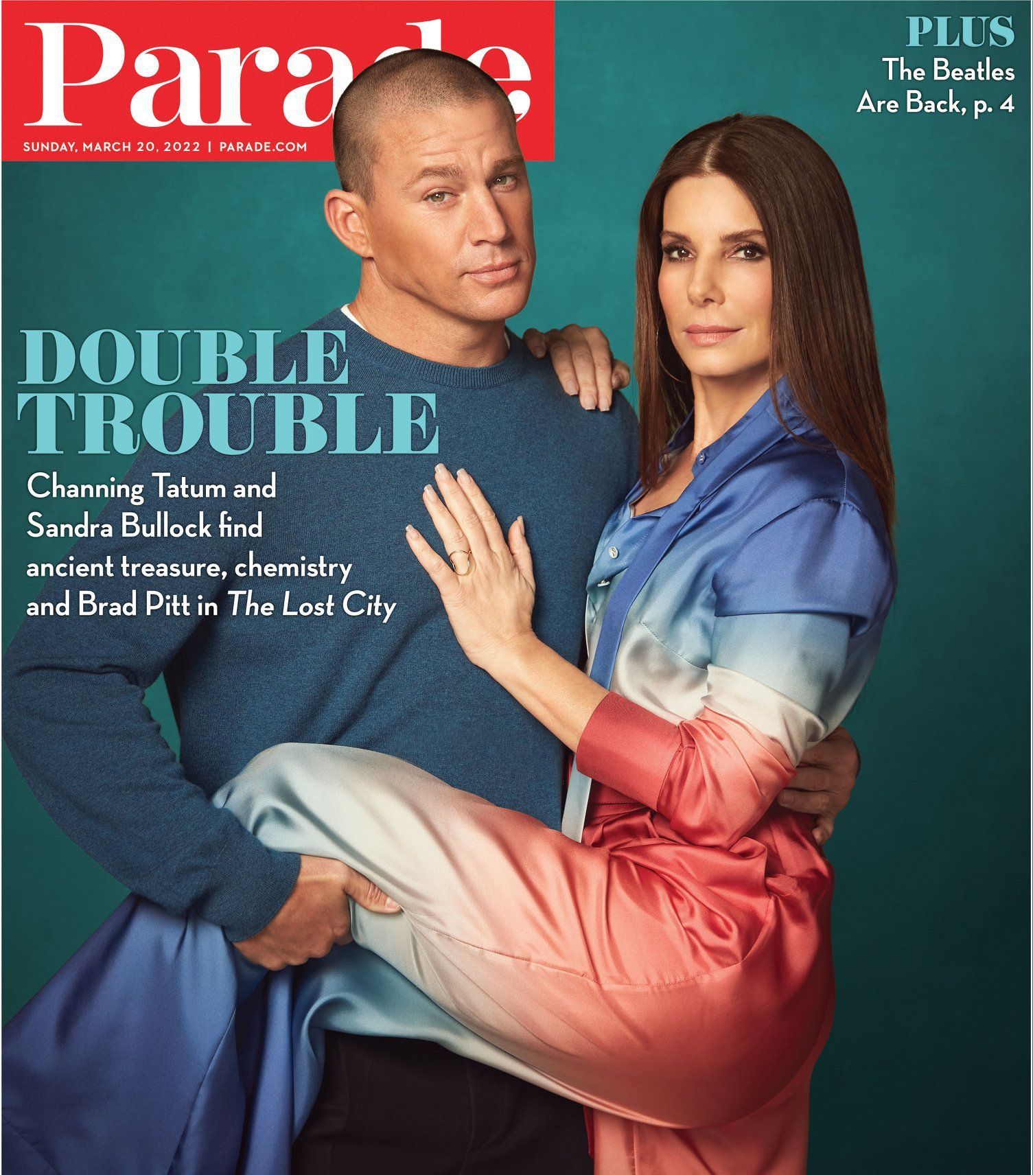 PARADE (USA) magazine side cover 20 March 2022