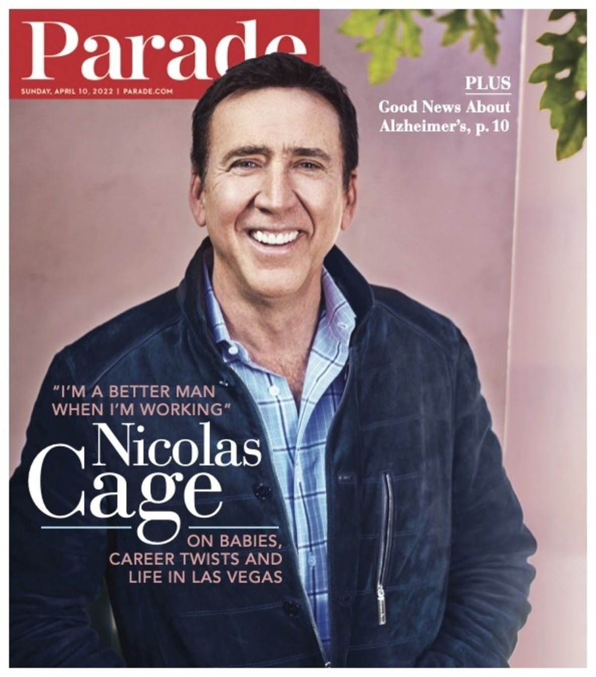 PARADE (USA) magazine side cover 10 April 2022