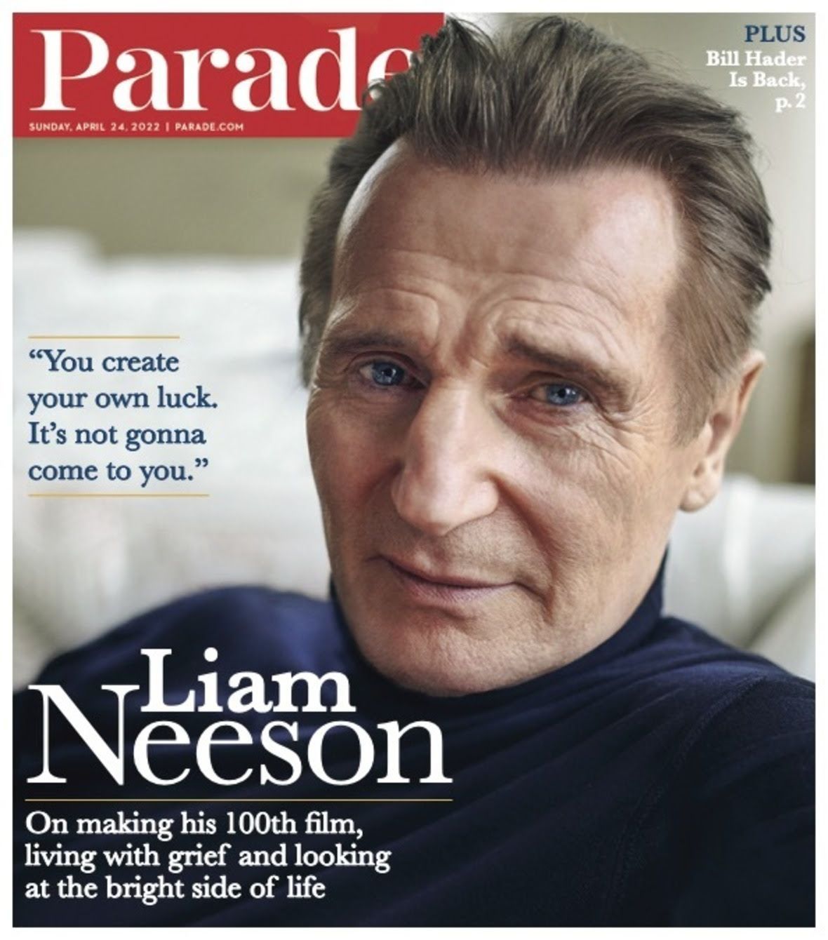 PARADE (USA) magazine side cover 24 April 2022