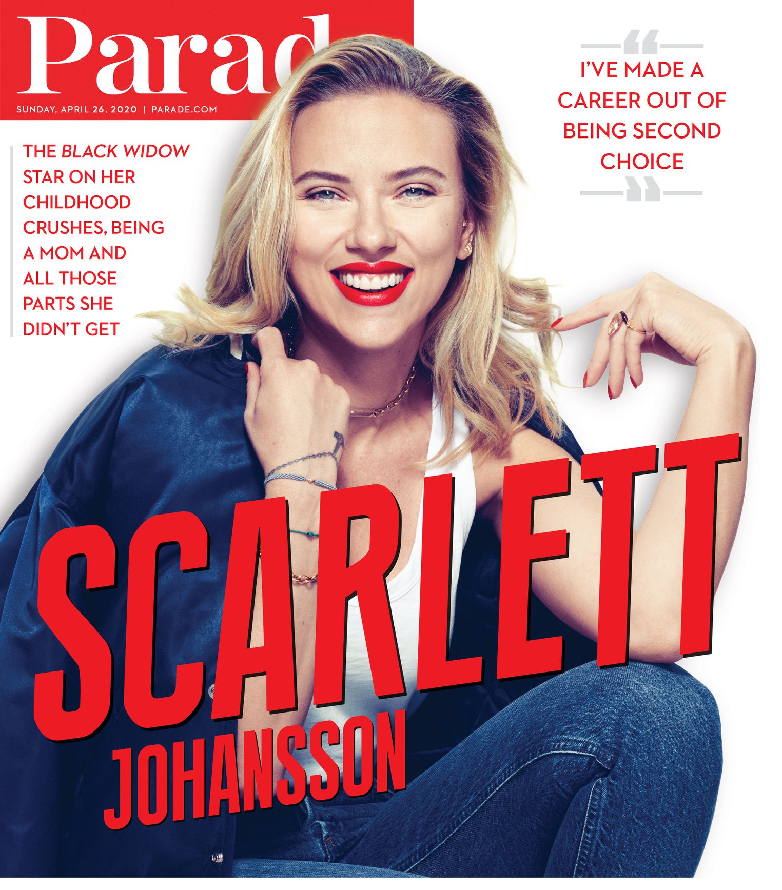 PARADE (USA) magazine side cover 26 April 2022