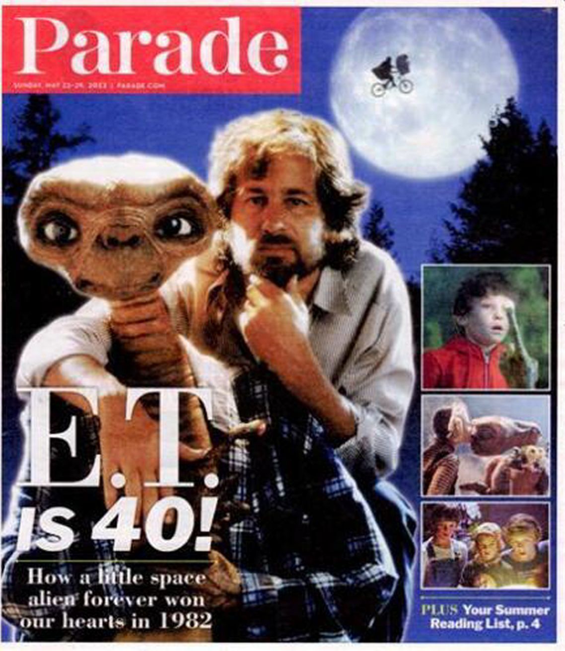 PARADE (USA) magazine side cover 22 May 2022