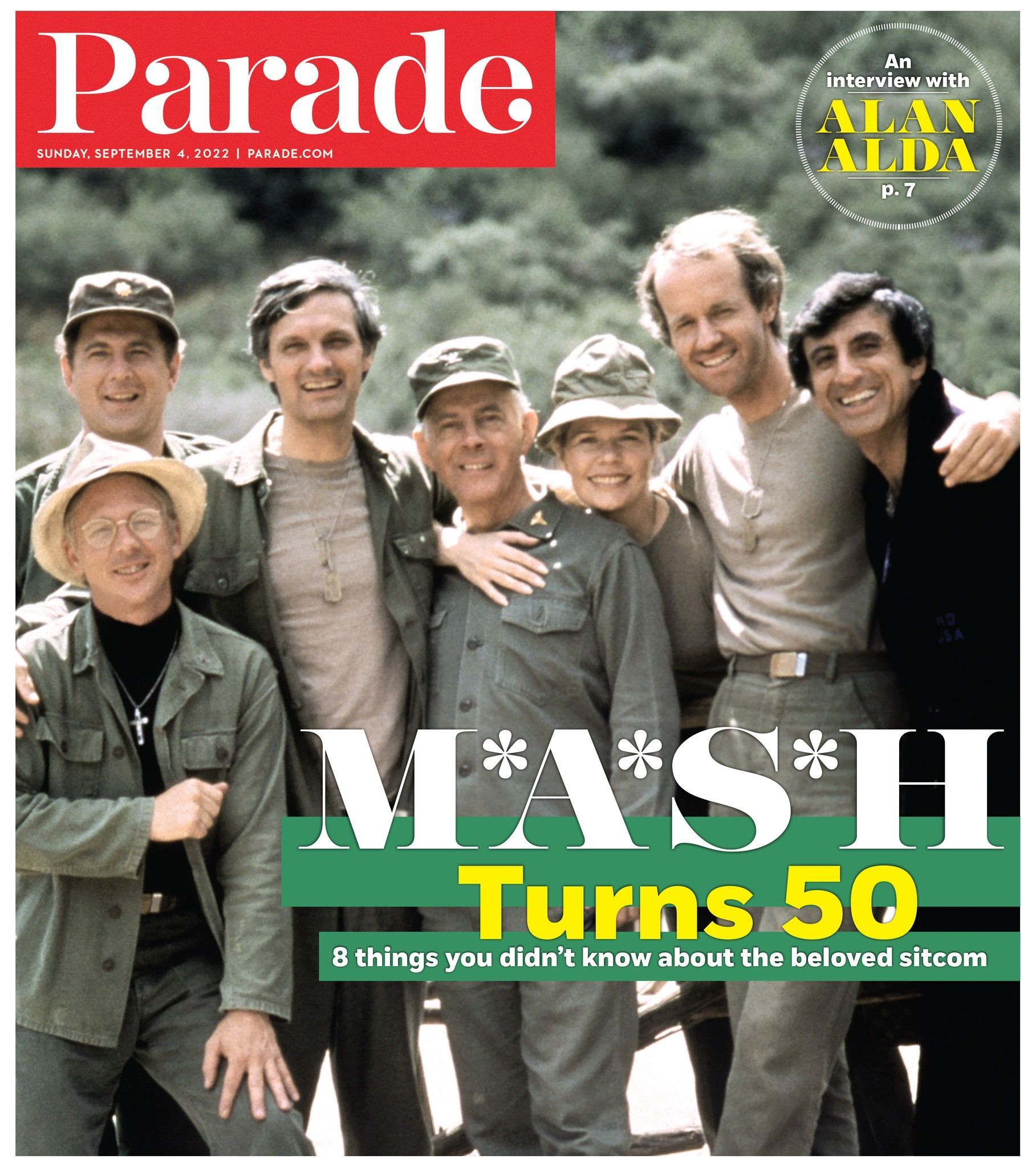 PARADE (USA) magazine side cover 4 September 2022