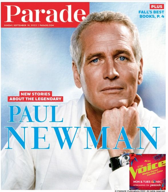 PARADE (USA) magazine side cover 16 September 2022