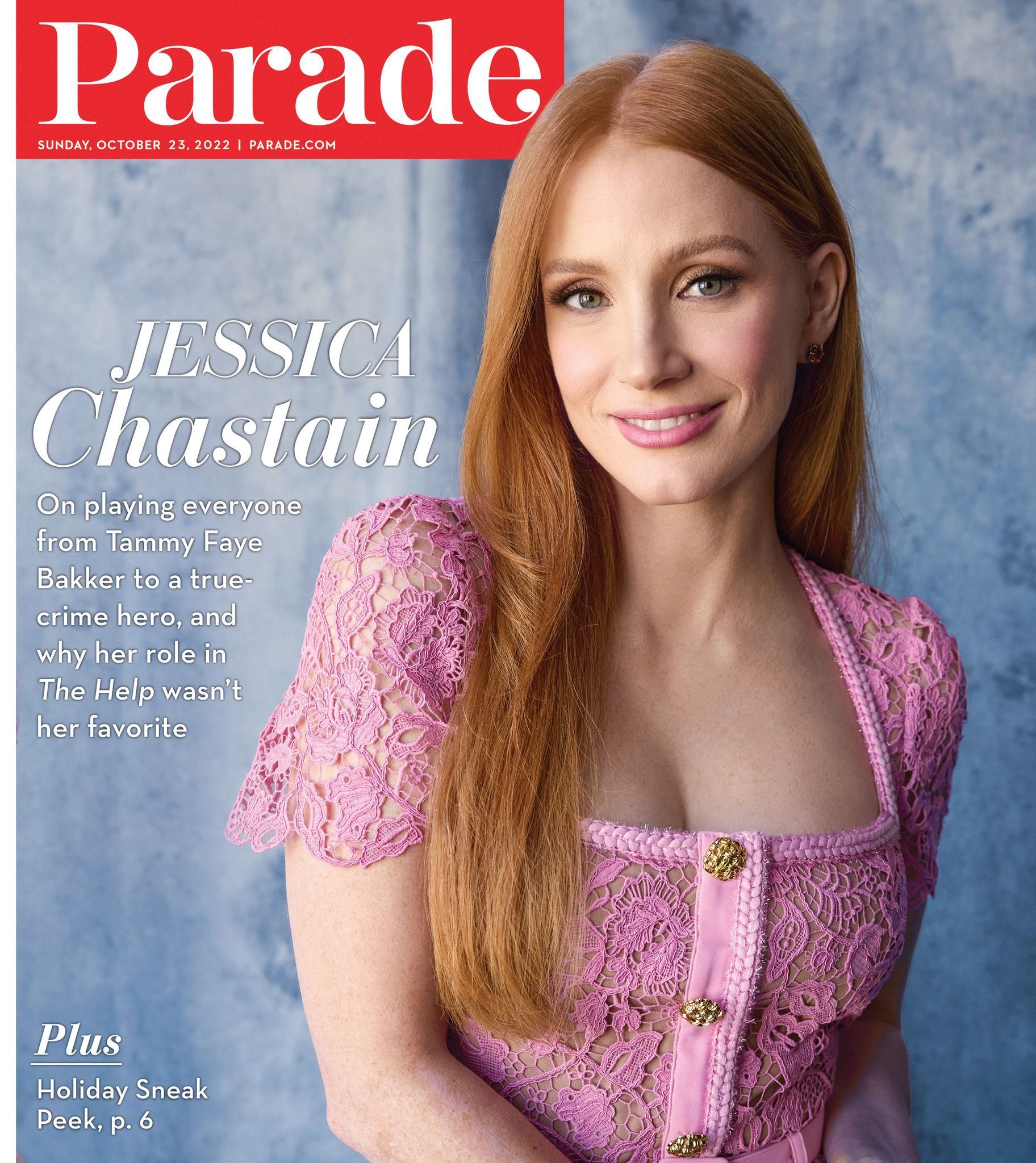 PARADE (USA) magazine side cover 23 October 2022
