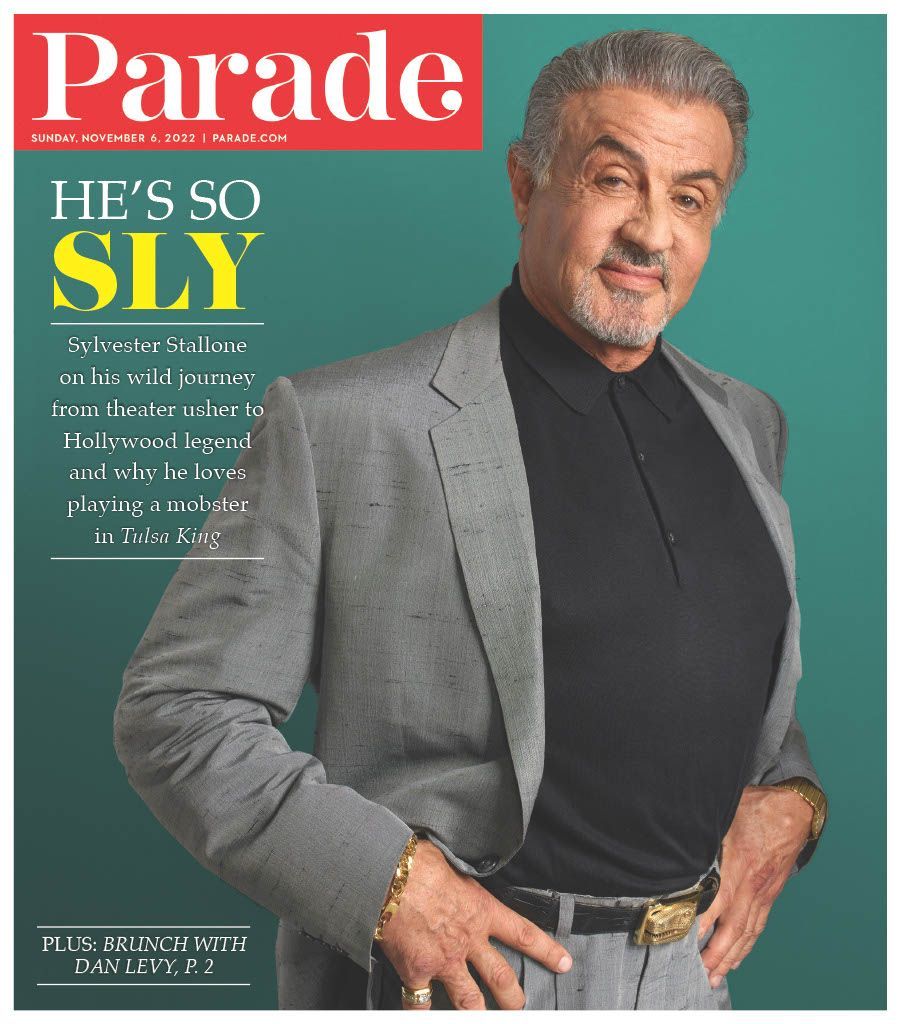 PARADE (USA) magazine side cover 6 November 2022