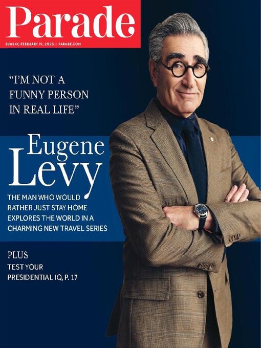 PARADE (USA) magazine side cover 19 February 2023