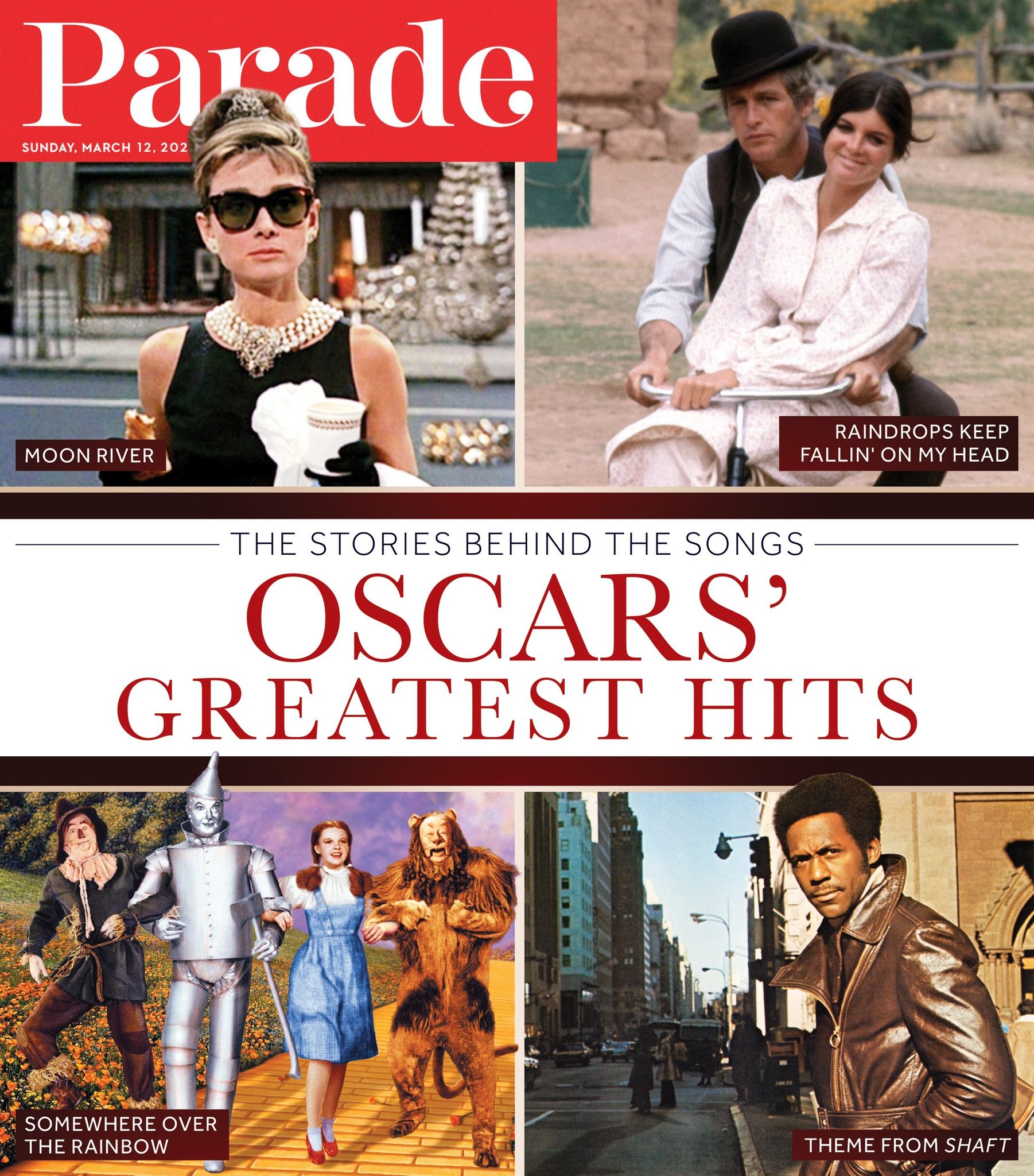 PARADE (USA) magazine side cover 12 March 2023