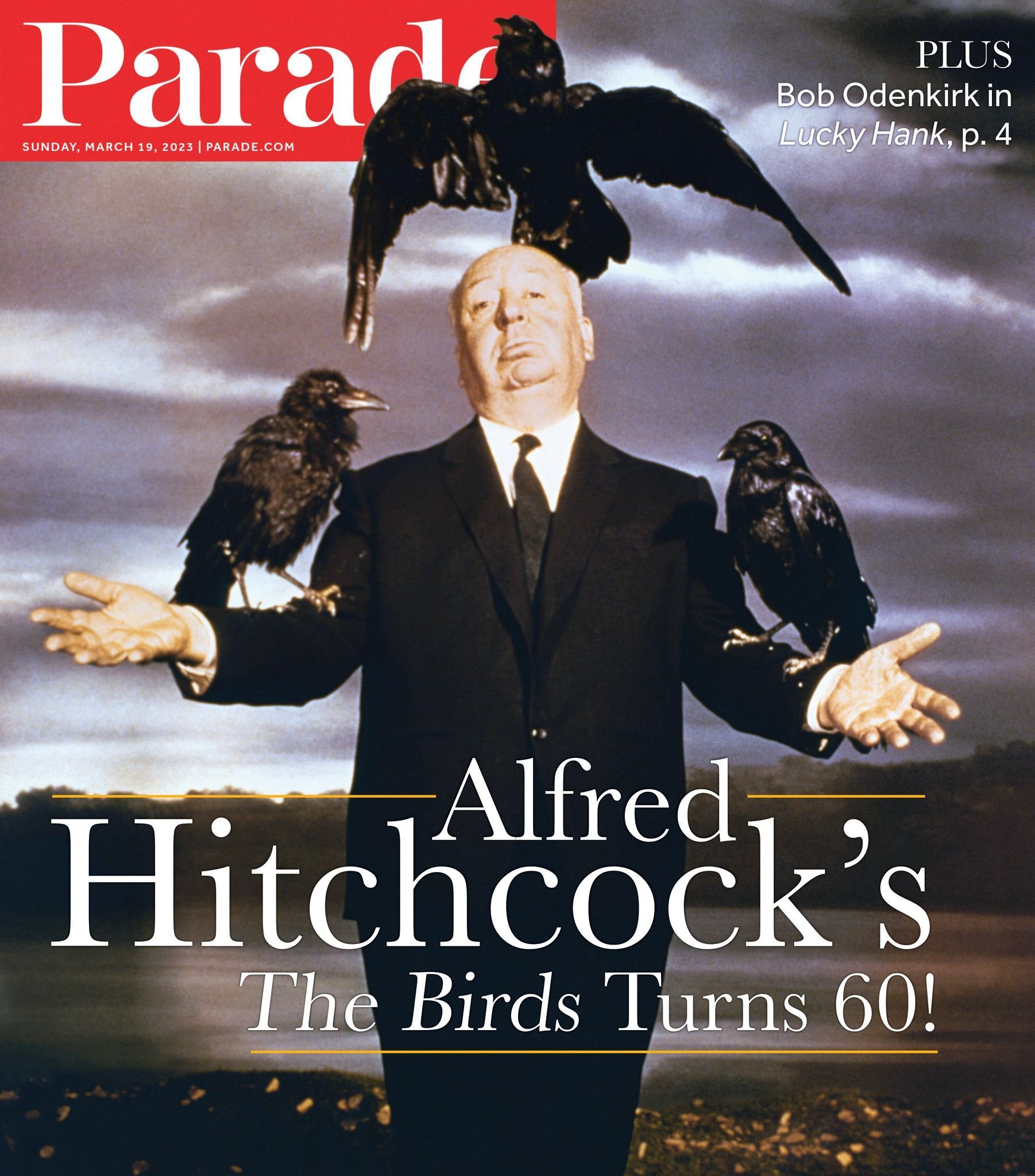 PARADE (USA) magazine side cover 19 March 2023