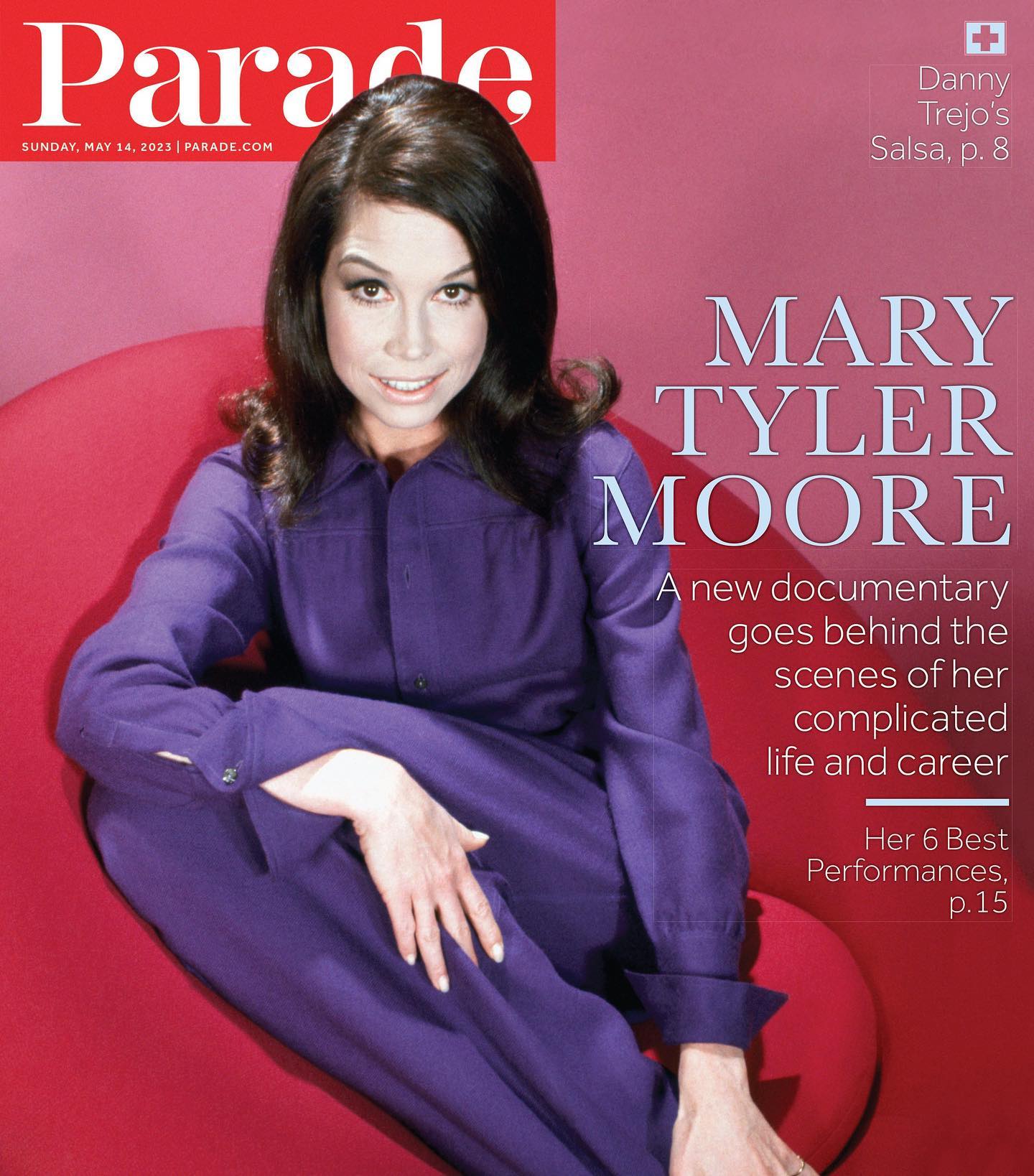 PARADE (USA) magazine side cover 14 May 2023